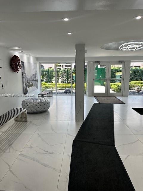 720 Collins Ave Unit 310, Miami Beach, FL 33139 - common area featuring recessed lighting