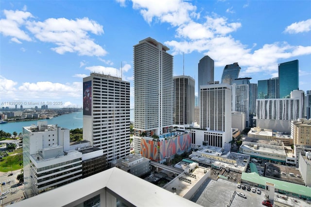 227 NE 2nd St Unit 2000, Miami, FL 33132 - skyline view with a nearby body of water