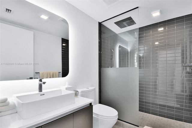 227 NE 2nd St Unit 2000, Miami, FL 33132 - full bathroom with a walk in shower and vanity