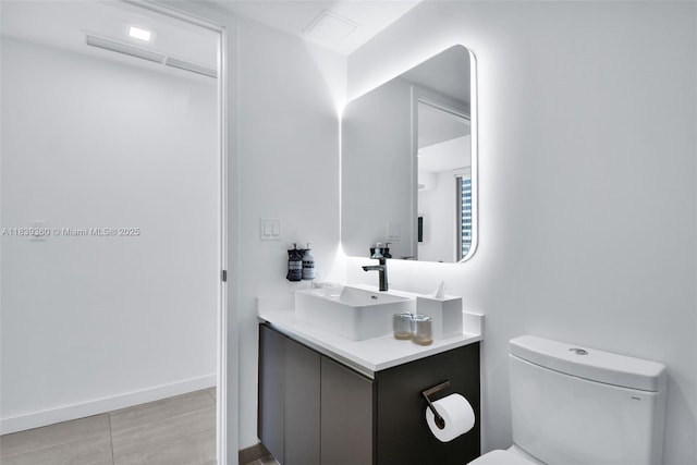 227 NE 2nd St Unit 2000, Miami, FL 33132 - bathroom featuring vanity and toilet