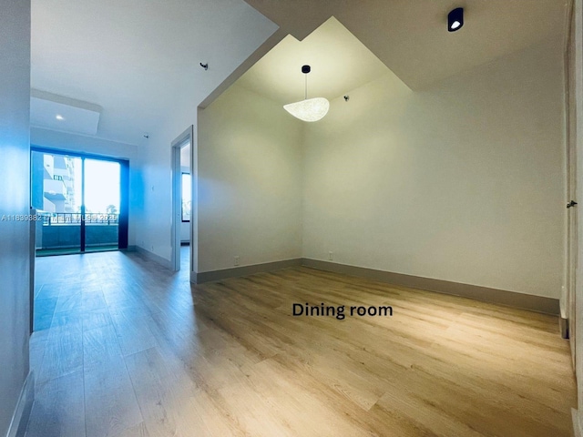 201 Crandon Blvd Unit 305, Key Biscayne, FL 33149 - empty room with wood finished floors and baseboards