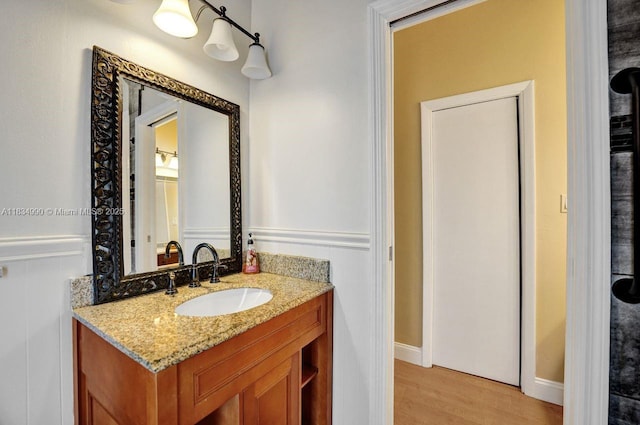9940 SW 4th St, Plantation, FL 33324 - bathroom featuring vanity and wood finished floors