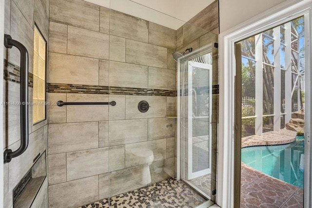9940 SW 4th St, Plantation, FL 33324 - full bathroom featuring a tile shower
