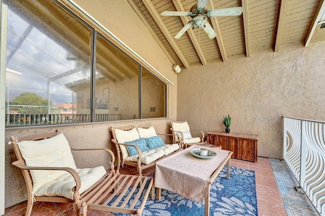 9940 SW 4th St, Plantation, FL 33324 - balcony featuring ceiling fan