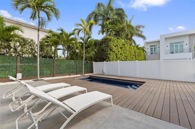 10431 NW 68th Ter, Doral, FL 33178 - view of pool featuring a wooden deck