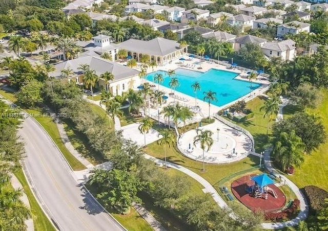 2630 NE 3rd Dr Unit 101, Homestead, FL 33033 - drone / aerial view of a pool