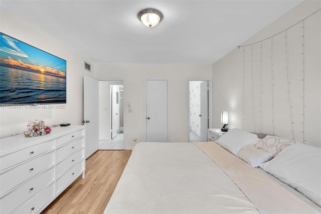 5800 NE 22nd Way Unit 523, Fort Lauderdale, FL 33308 - bedroom featuring light wood-type flooring