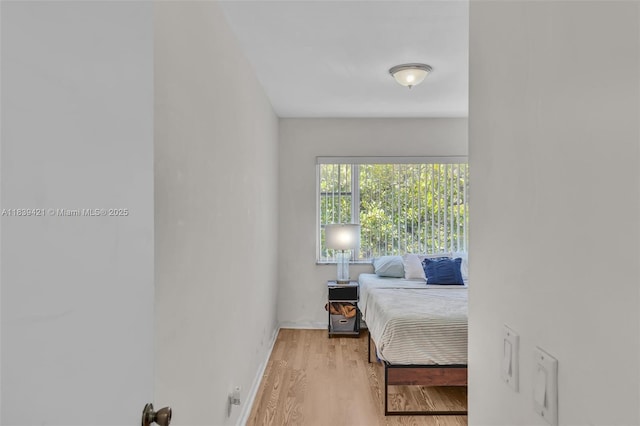 5800 NE 22nd Way Unit 523, Fort Lauderdale, FL 33308 - bedroom with light wood-style floors
