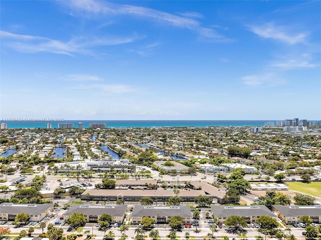 5800 NE 22nd Way Unit 523, Fort Lauderdale, FL 33308 - aerial perspective of suburban area featuring a nearby body of water