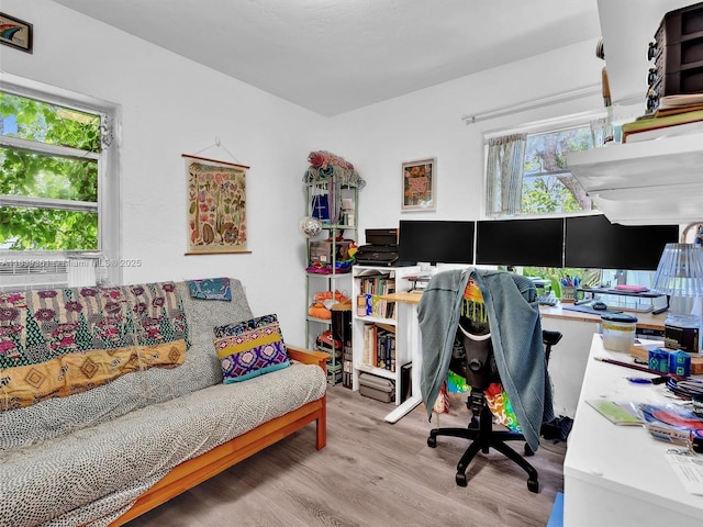 3210 E Elizabeth St, Miami, FL 33133 - office space featuring wood finished floors and cooling unit