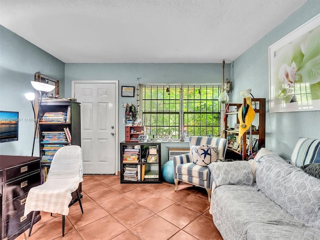 3210 E Elizabeth St, Miami, FL 33133 - tiled office with a textured ceiling