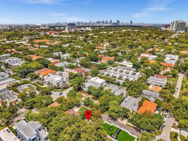 3210 E Elizabeth St, Miami, FL 33133 - drone / aerial view of skyline