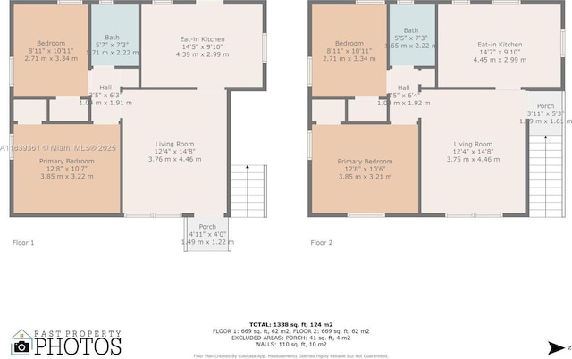 3210 E Elizabeth St, Miami, FL 33133 - view of property floor plan