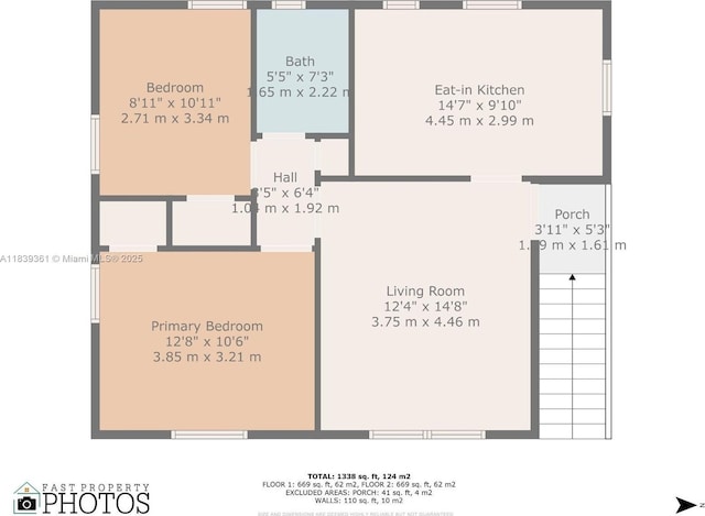 3210 E Elizabeth St, Miami, FL 33133 - view of floor plan / room layout
