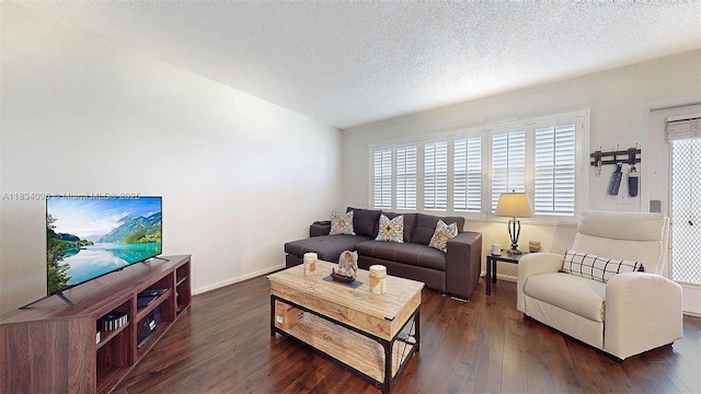 4047 Rexford C Unit 4047, Boca Raton, FL 33434 - living area with wood finished floors, plenty of natural light, and a textured ceiling
