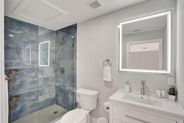 614 SE 12th Ave, Deerfield Beach, FL 33441 - full bath with vanity and a marble finish shower