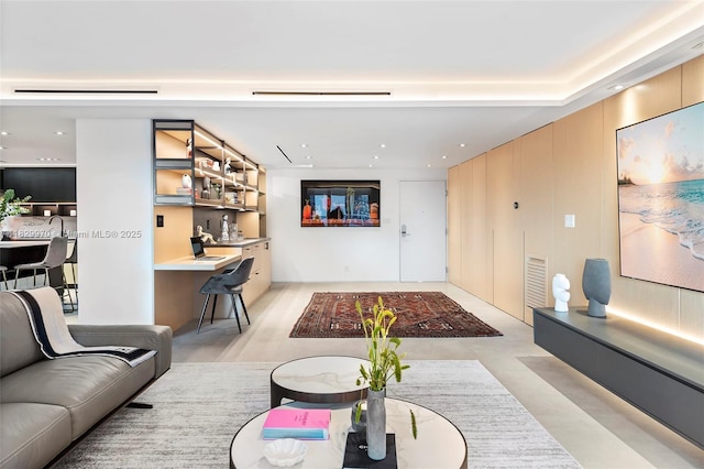 2301 Collins Ave Unit 1004/1003, Miami Beach, FL 33139 - living area with recessed lighting