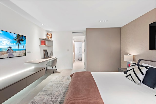 2301 Collins Ave Unit 1004/1003, Miami Beach, FL 33139 - bedroom featuring a closet and recessed lighting