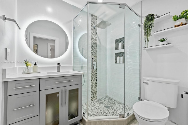 8115 NW 185th Ter, Hialeah, FL 33015 - full bathroom featuring vanity and a shower stall