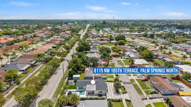 8115 NW 185th Ter, Hialeah, FL 33015 - aerial perspective of suburban area