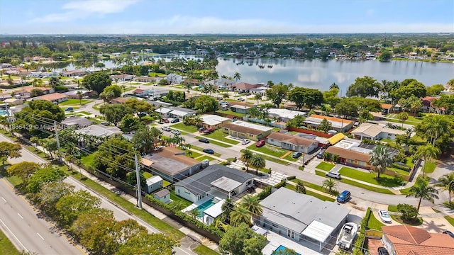 8115 NW 185th Ter, Hialeah, FL 33015 - aerial view of residential area featuring a nearby body of water