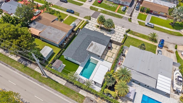 8115 NW 185th Ter, Hialeah, FL 33015 - drone / aerial view of a pool