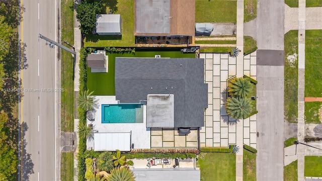 8115 NW 185th Ter, Hialeah, FL 33015 - drone / aerial view of a pool area