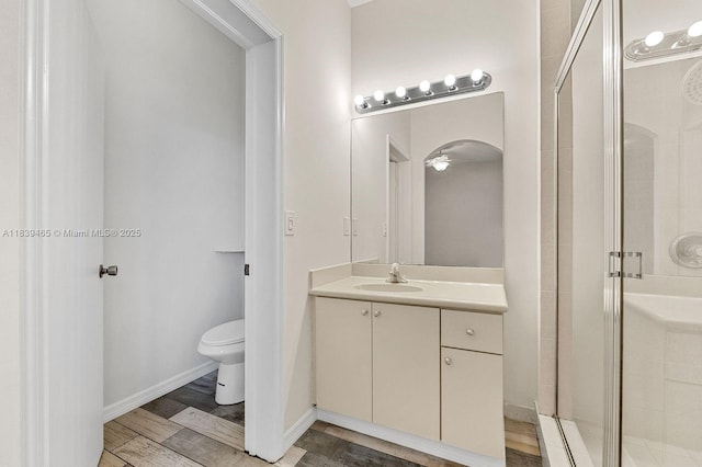 3066 S Red Mangrove Ln S Unit 201-2, Dania Beach, FL 33312 - full bath featuring a stall shower and vanity