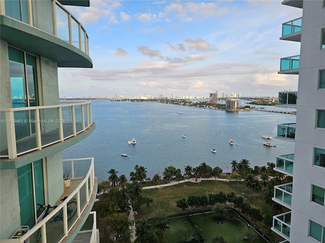 1900 N Bayshore Dr Unit 1803, Miami, FL 33132 - water view with nearby urban area