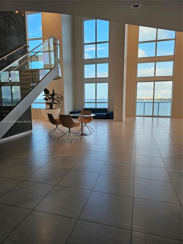 1900 N Bayshore Dr Unit 1803, Miami, FL 33132 - common area with stairs and a water view