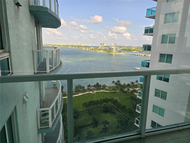 1900 N Bayshore Dr Unit 1803, Miami, FL 33132 - water view with a notable bridge