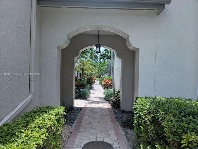 1900 Oceanwalk Ln Unit 123, Lauderdale By The Sea, FL 33062 - view of exterior entry with stucco siding
