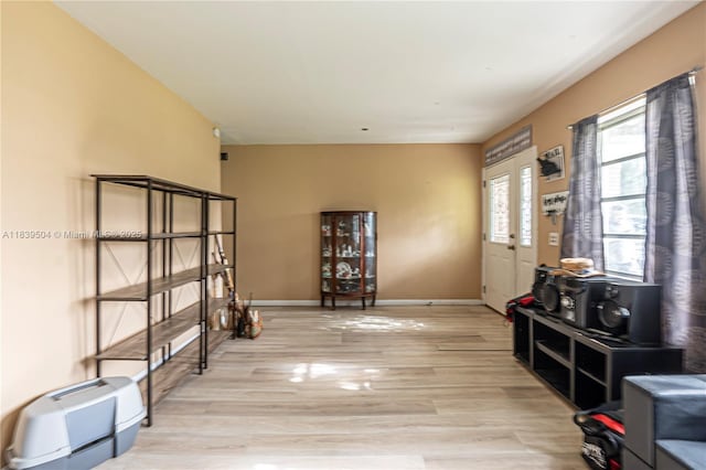 3991 NW 108th Ave, Coral Springs, FL 33065 - entryway with light wood finished floors and baseboards