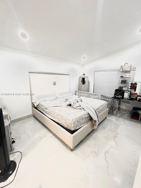 4966 SW 33rd Ter, Hollywood, FL 33312 - bedroom featuring marble look tiles