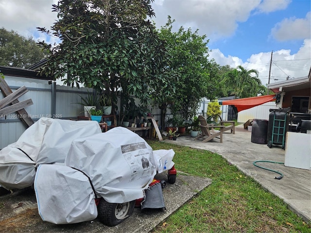 2936 NW 47th St, Miami, FL 33142 - fenced backyard with a patio area