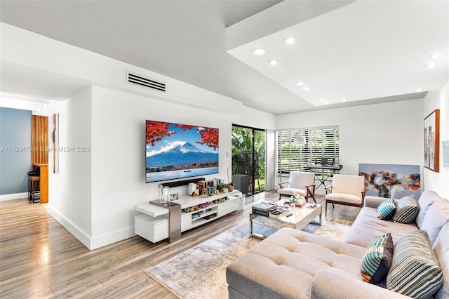 640 NW 98th Ct Unit 640, Miami, FL 33172 - living area featuring recessed lighting and light wood-style flooring