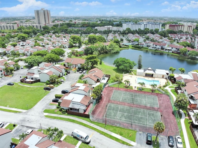 640 NW 98th Ct Unit 640, Miami, FL 33172 - aerial view of a nearby body of water and a pool