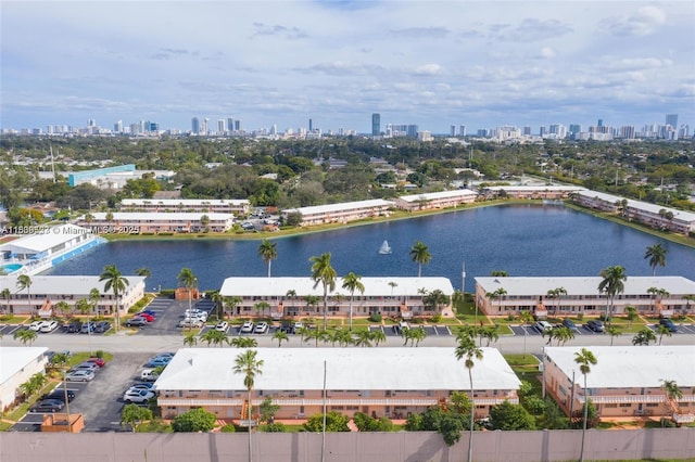 900 SW 11th Ave Unit C, Hallandale Beach, FL 33009 - bird's eye view of city skyline and a large body of water