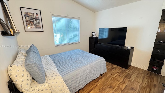 15588 SW 62nd St, Miami, FL 33193 - bedroom with wood finished floors and lofted ceiling