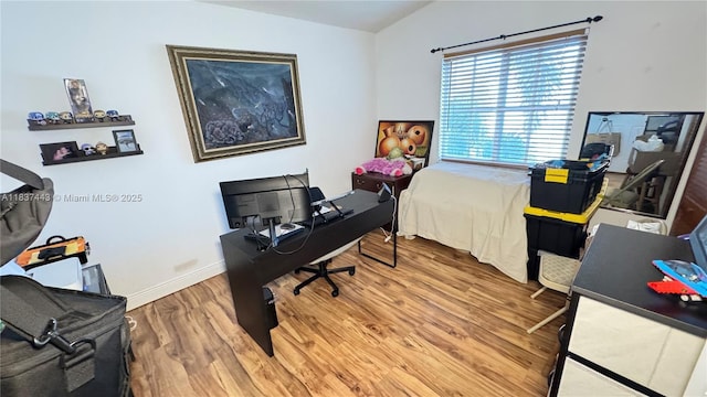 15588 SW 62nd St, Miami, FL 33193 - bedroom with light wood-style flooring and an office area