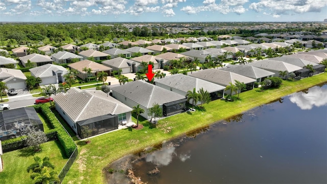 15734 SW Egret Coast Dr, Port St Lucie, FL 34987 - aerial perspective of suburban area with a large body of water