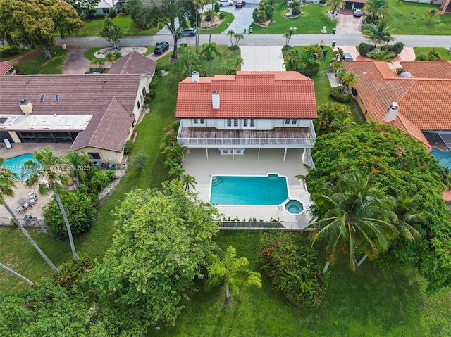 7545 Banyan Way, Tamarac, FL 33321 - aerial view of a pool