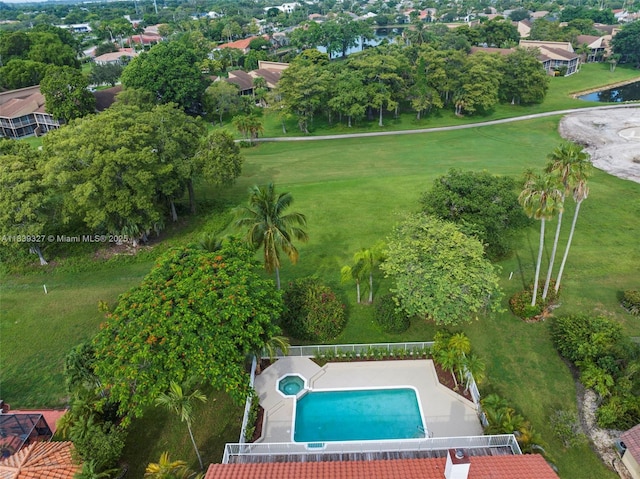 7545 Banyan Way, Tamarac, FL 33321 - aerial view of a pool area