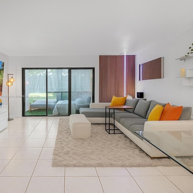 8415 SW 107th Ave Unit 130W, Miami, FL 33173 - living area with tile patterned flooring