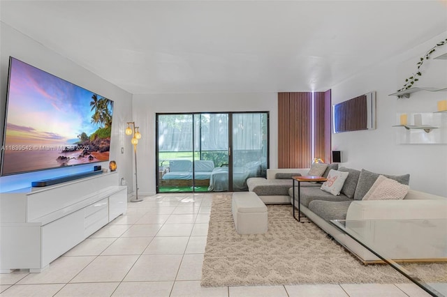 8415 SW 107th Ave Unit 130W, Miami, FL 33173 - living room with light tile patterned floors