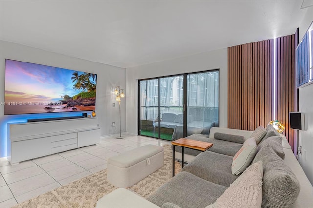 8415 SW 107th Ave Unit 130W, Miami, FL 33173 - tiled living room with baseboards