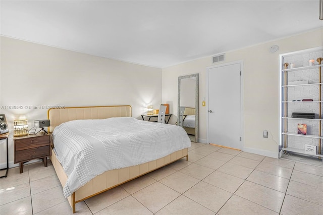8415 SW 107th Ave Unit 130W, Miami, FL 33173 - bedroom featuring light tile patterned floors and baseboards