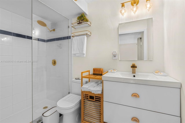 8415 SW 107th Ave Unit 130W, Miami, FL 33173 - bathroom featuring a tile shower and vanity