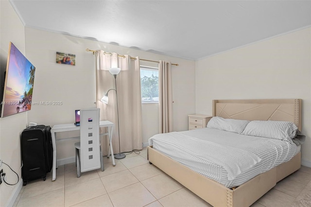 8415 SW 107th Ave Unit 130W, Miami, FL 33173 - bedroom with an office area and light tile patterned floors