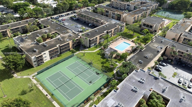 8415 SW 107th Ave Unit 130W, Miami, FL 33173 - bird's eye view of a pool